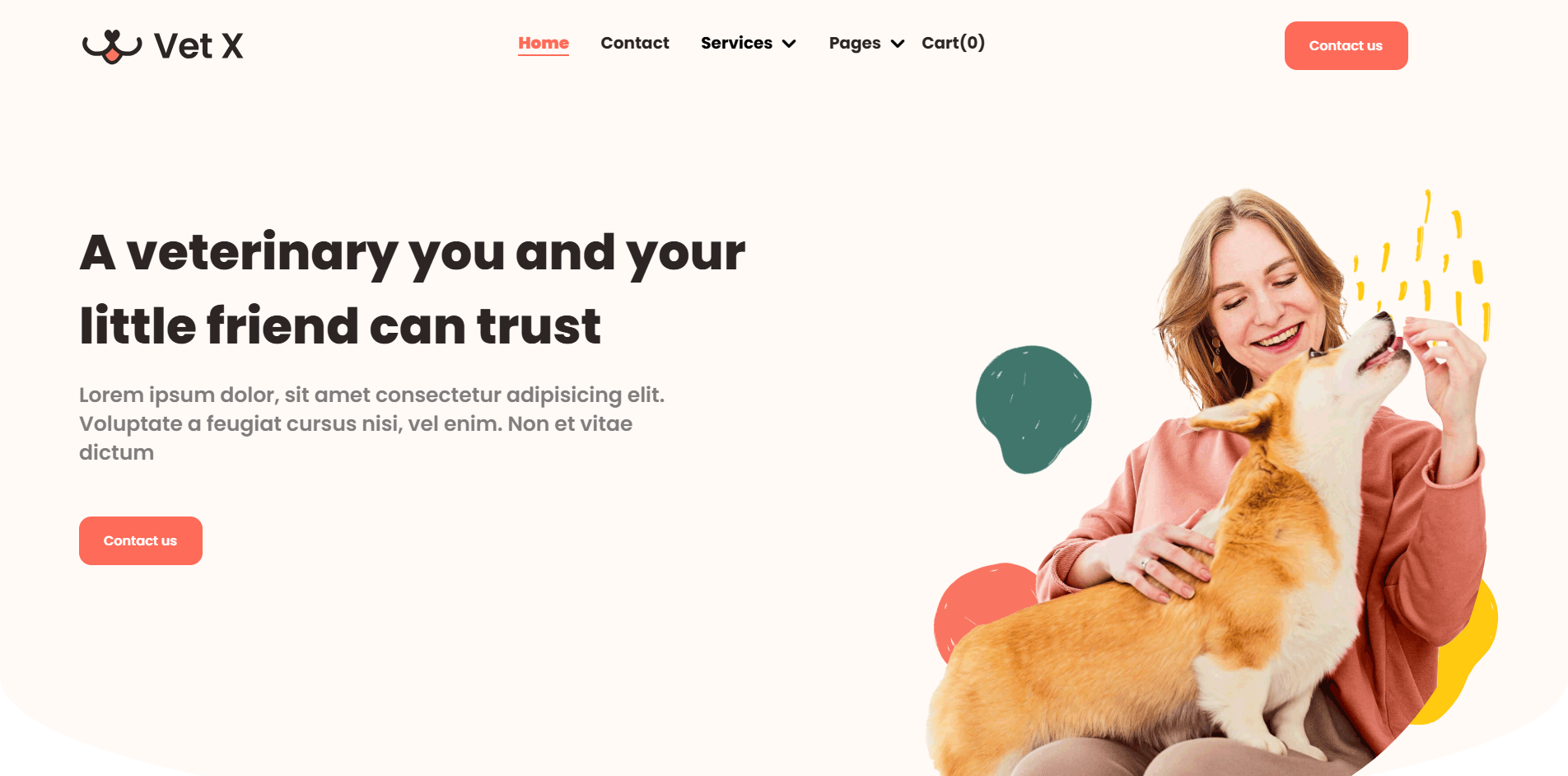 Projet d'intégration HTML/CSS/JS